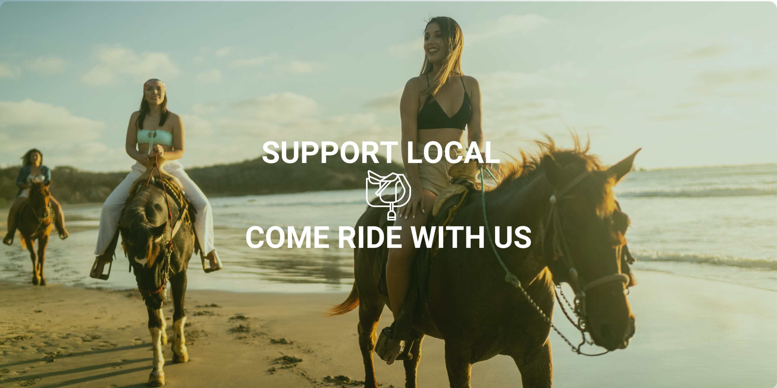 Camping Luna Horse Riding Banner Camping Luna Horse Riding Banner